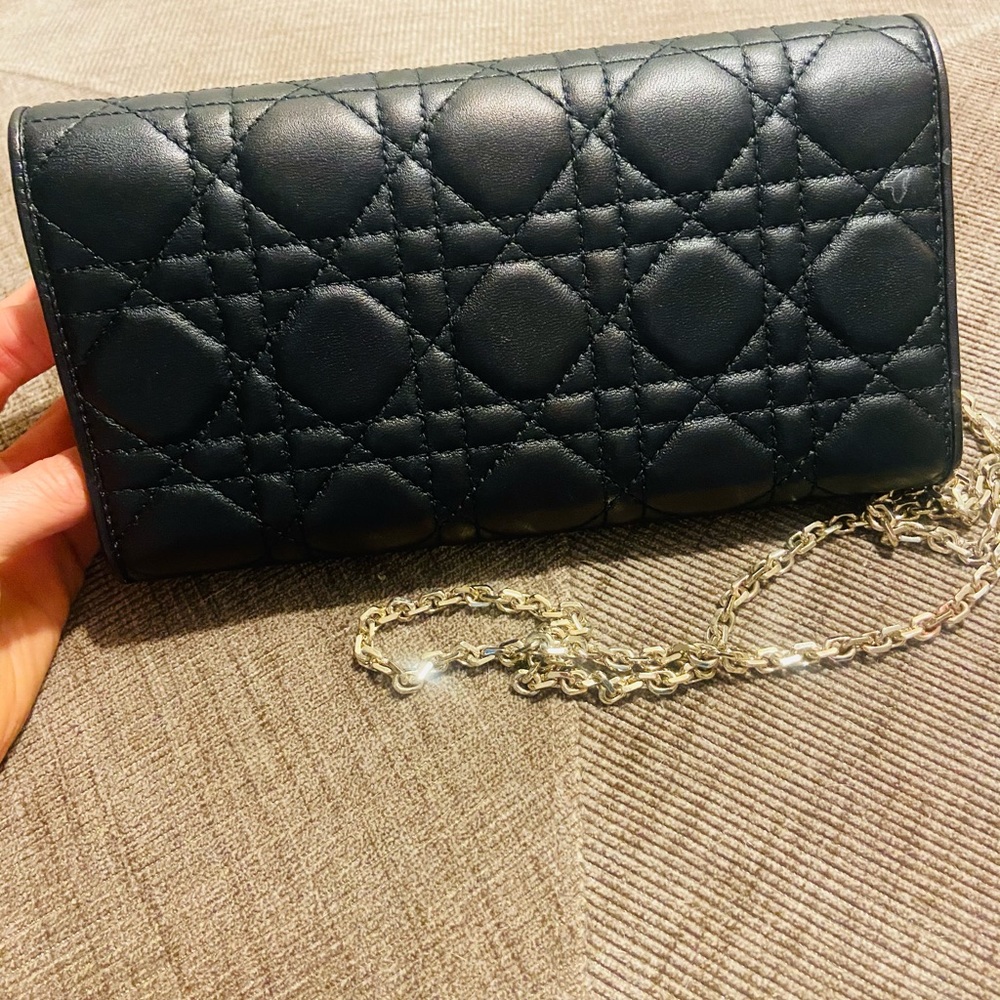 Authentic Classic Black Lambskin Leather Dior - Picture 2 of 11